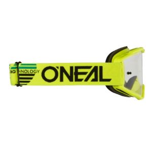 O'NEAL B-10 Solid gyerek zárt szemüveg víztiszta lencsével Neon yellow