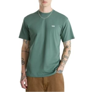 VANS Left Chest Logo póló dark forest