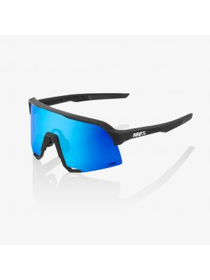 100% S3™ Matte Black HiPER™ Blue Multilayer Mirror szemüveg